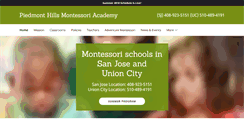 Desktop Screenshot of piedmonthillsmontessori.com